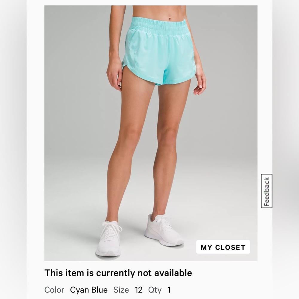 Size 12 good condition lululemon shorts